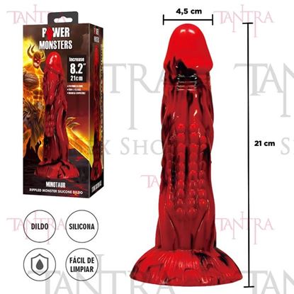 Monster dildo de silicona con sopapa
